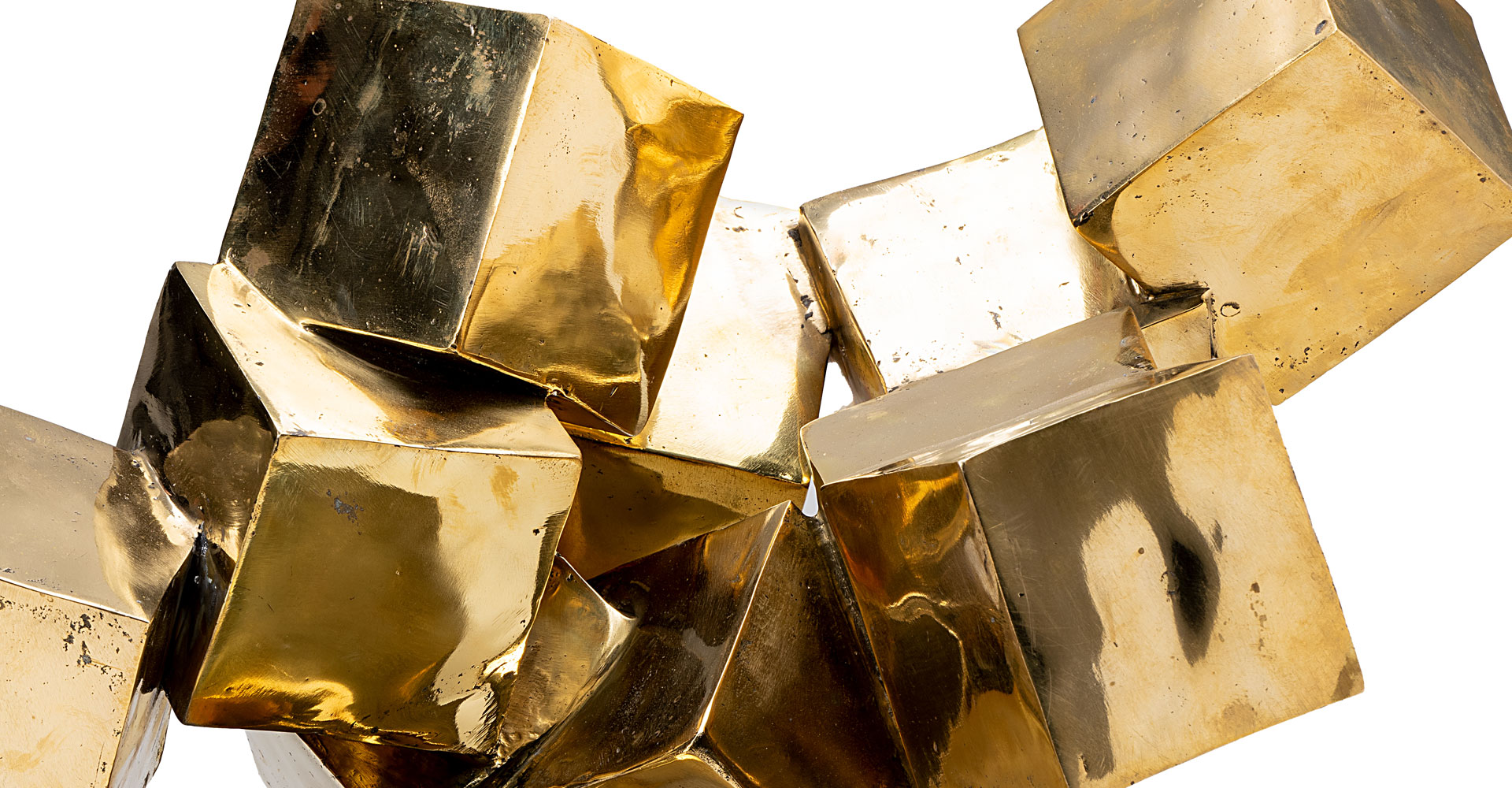Wargenbrant sculpture cubes gold label