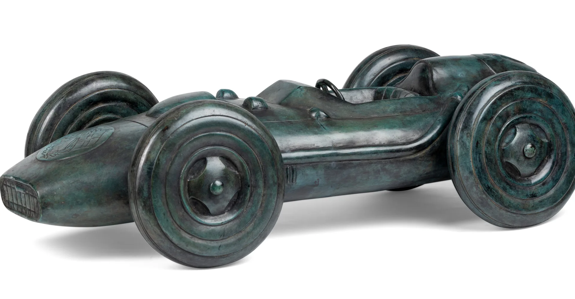 Monaco Grand Prix green patinated bronze