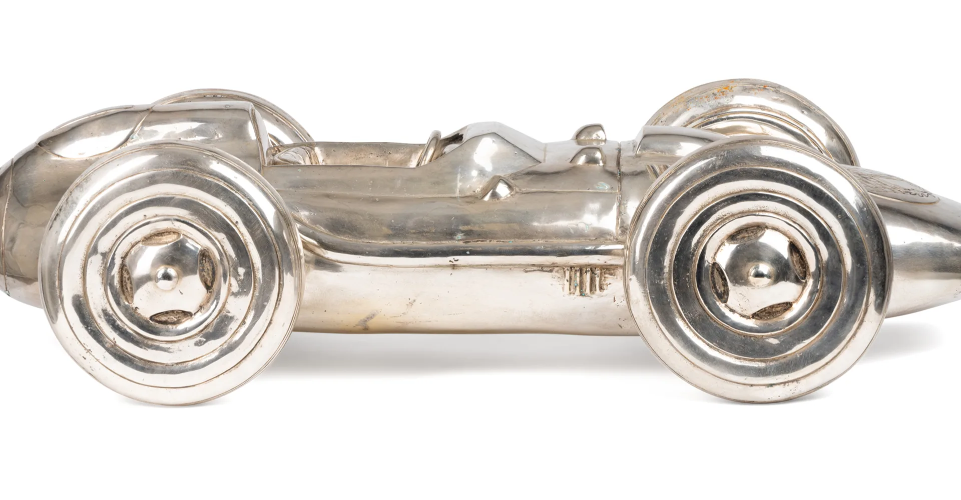Monaco grand prix-silver patinated bronze